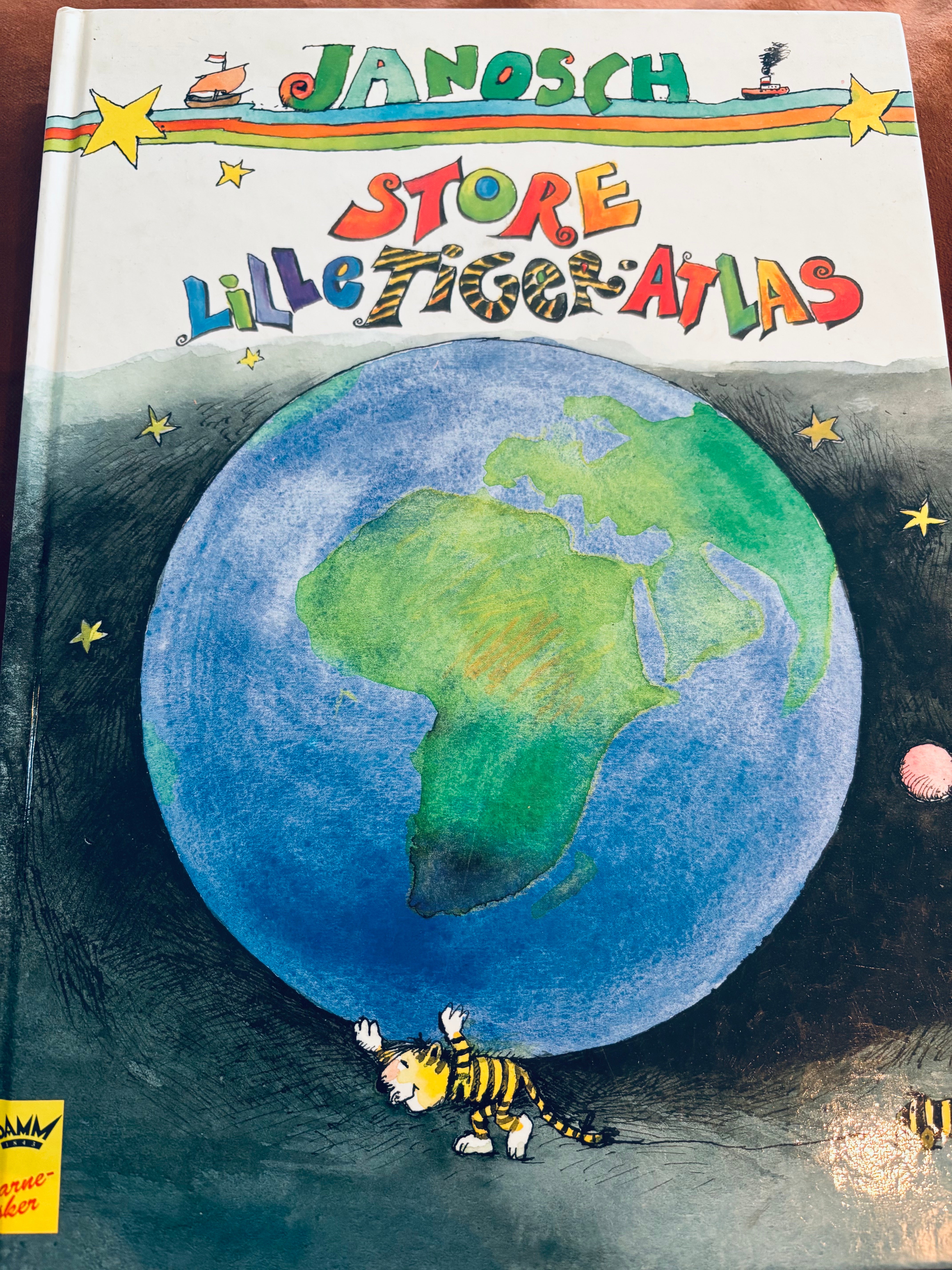 Janosch Store lille tiger-atlas. Bok.