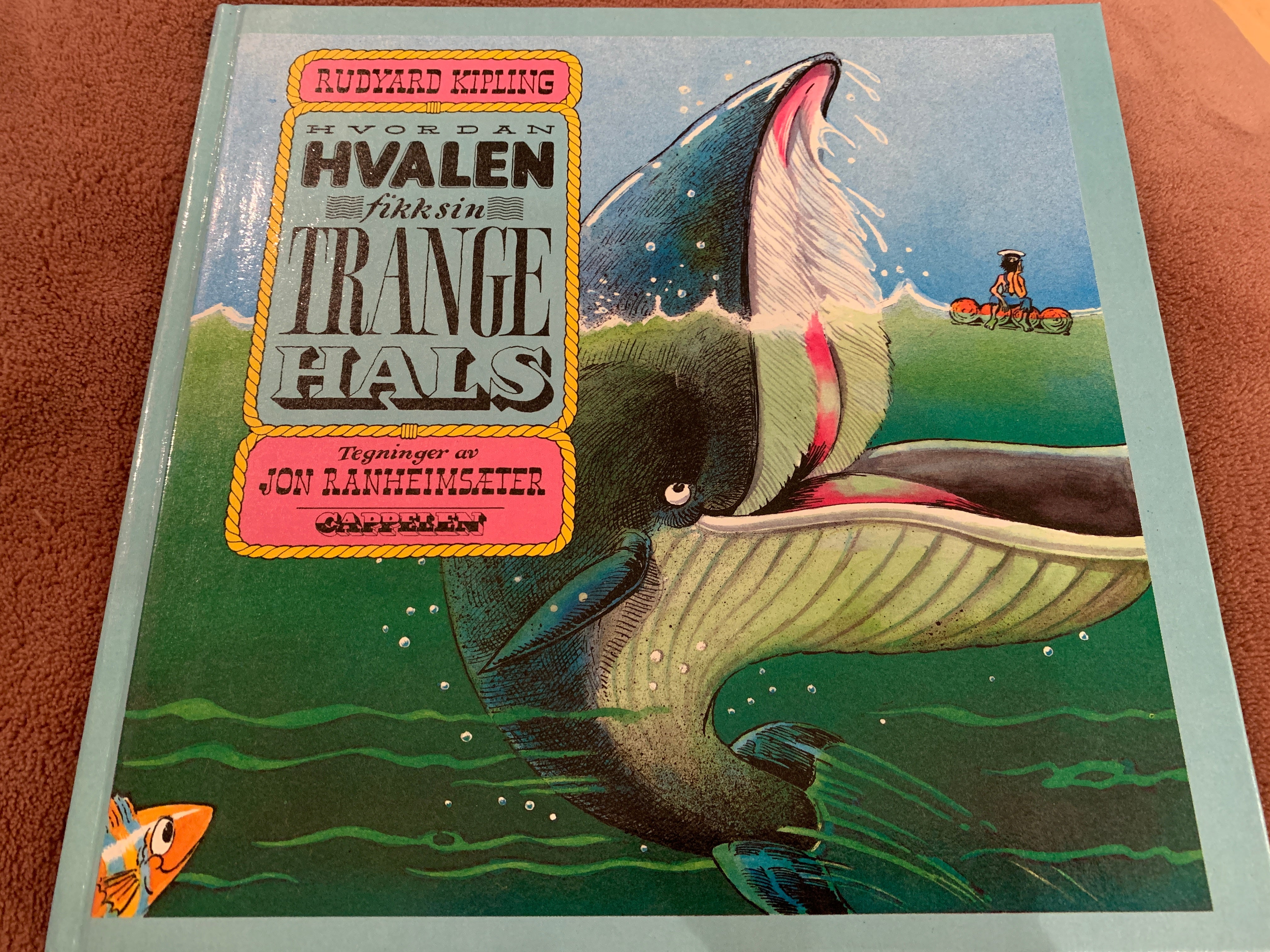 Hvordan hvalen fikk sin trange hals. Bok.