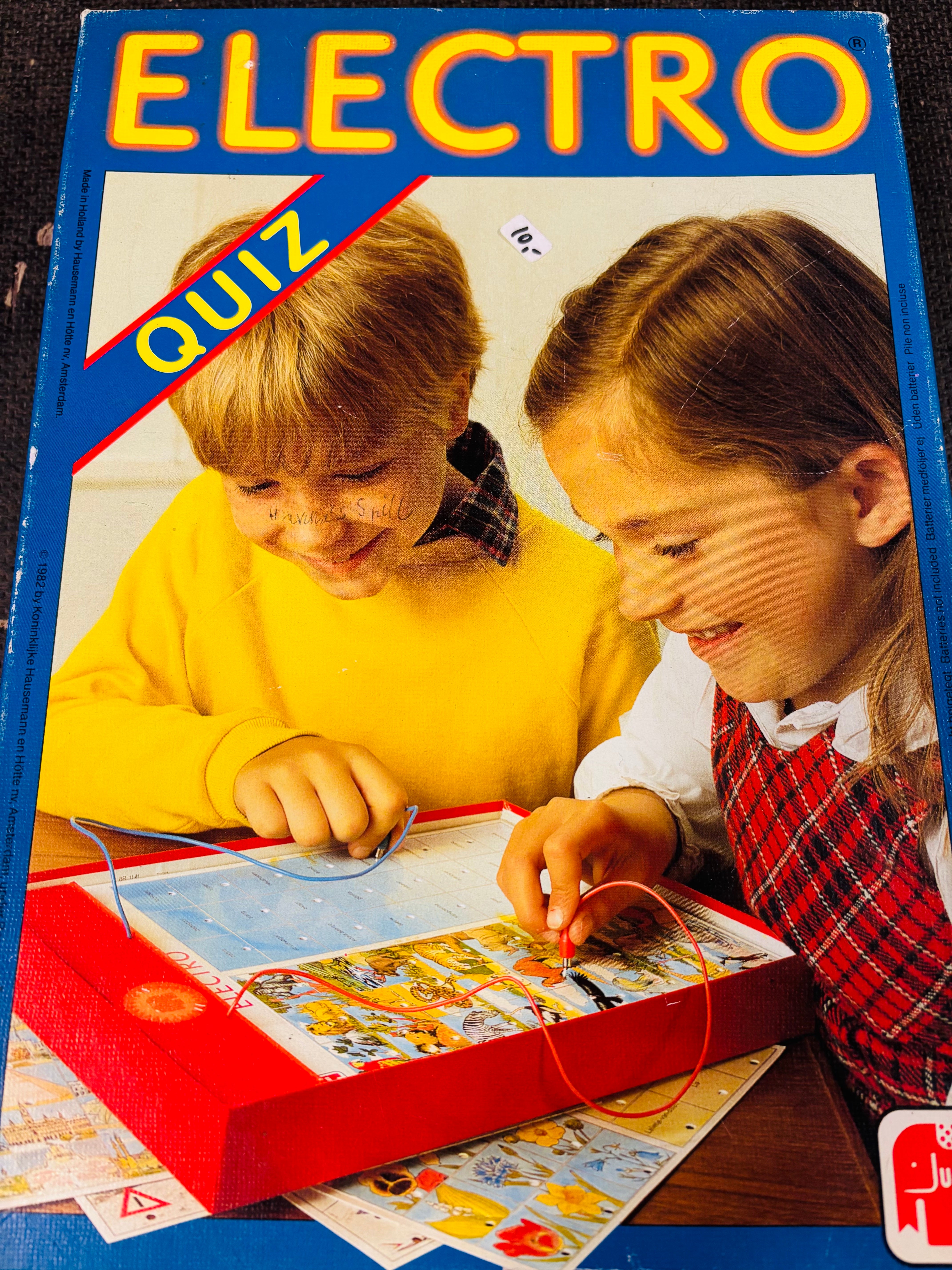 Electro Quiz. Brettspill.