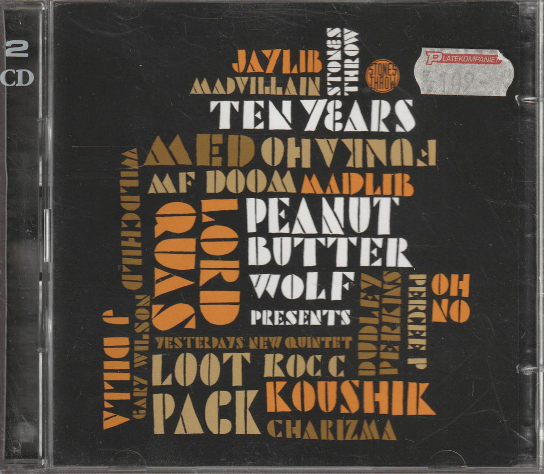 Various Artists – Stones Throw 10 Years. 2006. 2CD.