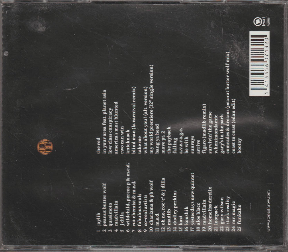 Various Artists – Stones Throw 10 Years. 2006. 2CD.