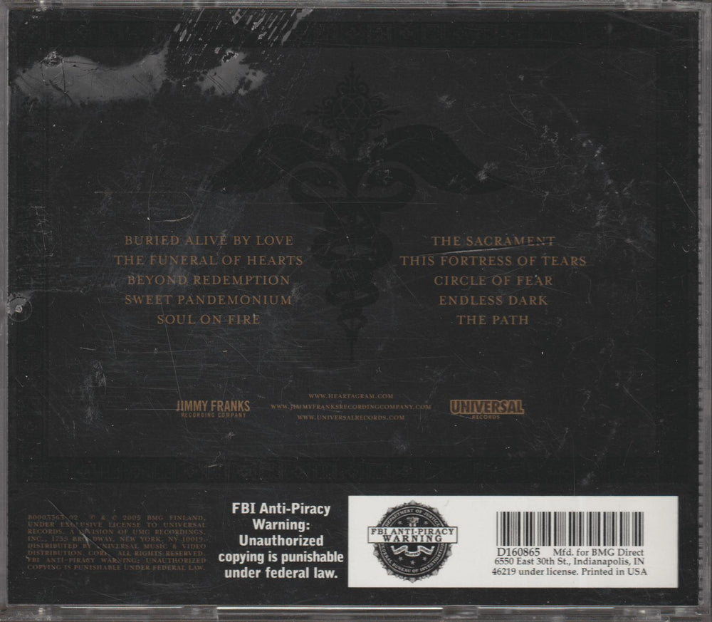 H.I.M. – Greatest Lovesongs Vol. 666. 1997. CD.