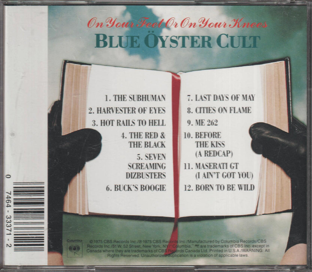 Blue Öyster Cult – On Your Feet or On Your Knees. 1975. CD.