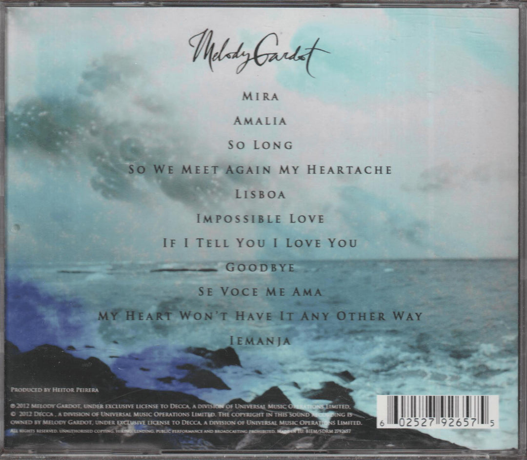 The Absence – Melody Gardot. 2012. CD.