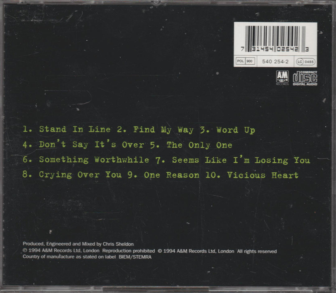 Gun – Gun. 1994. CD.