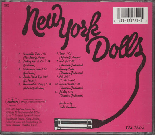 New York Dolls – New York Dolls. 1973. CD.