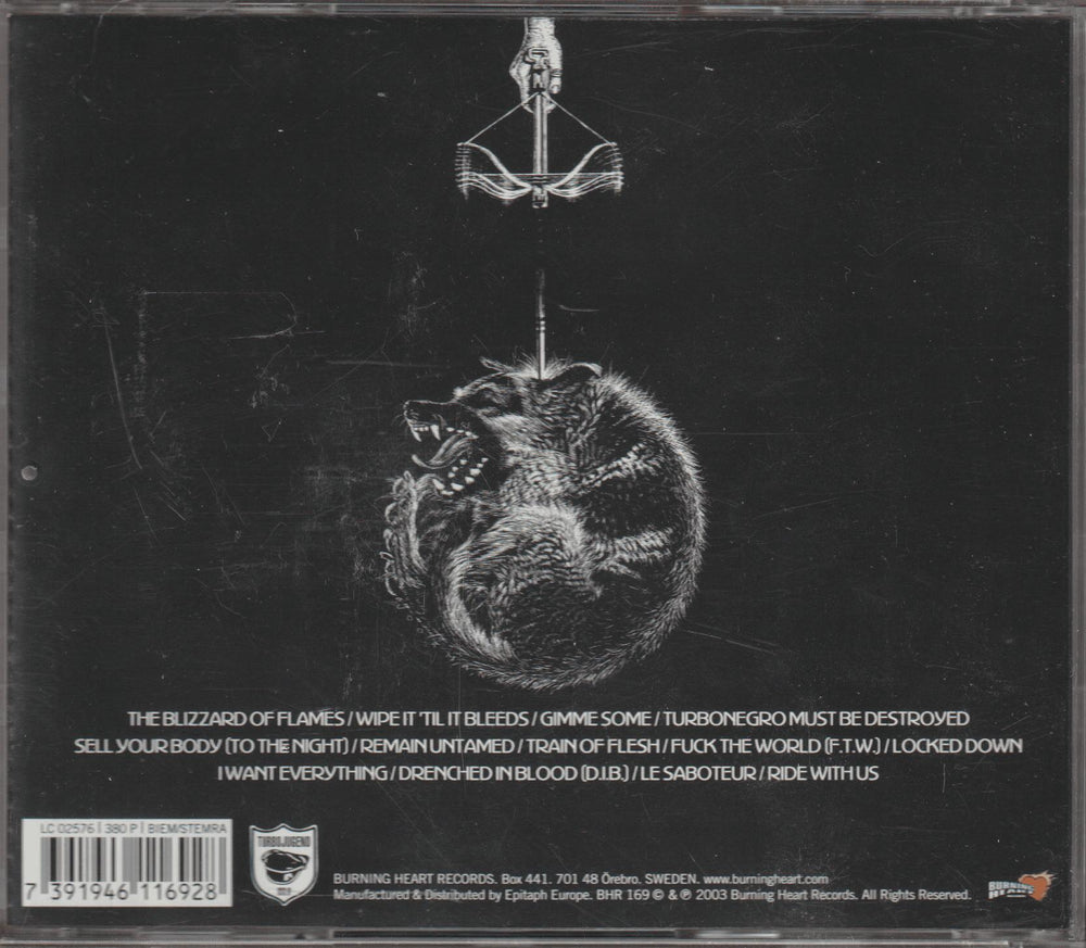 Turbonegro – Scandinavian Leather. 2003. CD.