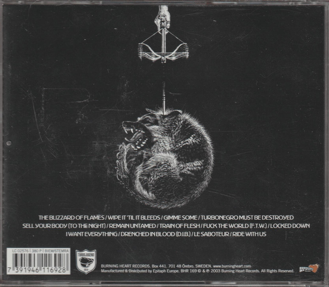 Turbonegro – Scandinavian Leather. 2003. CD.