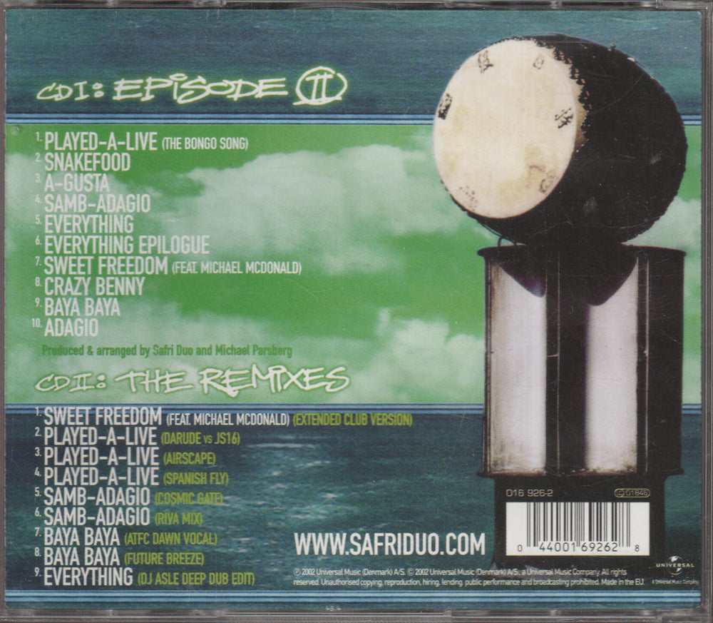 Safri Duo – The Remix Edition: Episode II. 2002. 2CD.