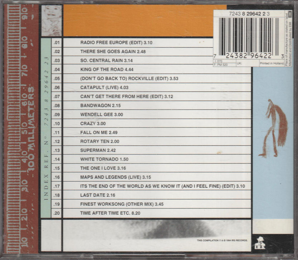R.E.M. – Singles Collected. 1990. CD.
