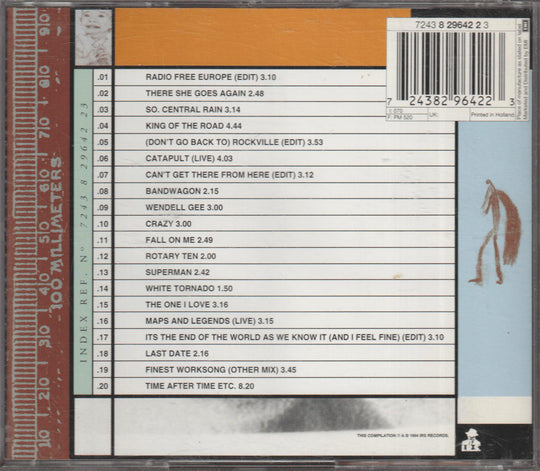 R.E.M. – Singles Collected. 1990. CD.