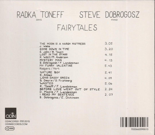 Radka Toneff & Steve Dobrogosz – Fairytales. 1982. CD.