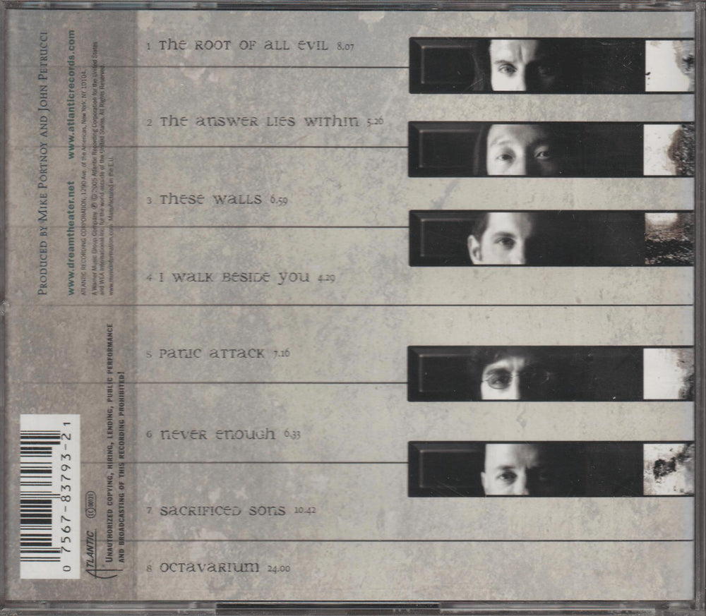 Dream Theater – Octavarium. 2005. CD.