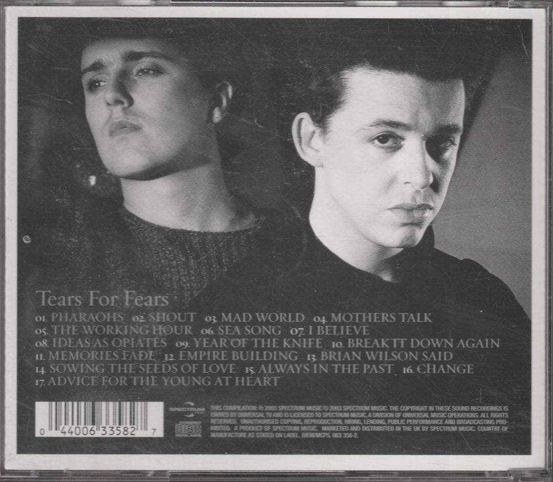 Tears for Fears – The Collection. CD.