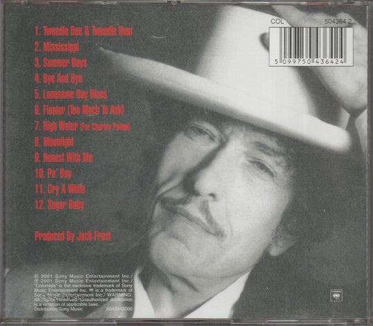 Bob Dylan – "Love and Theft". 2001. CD.
