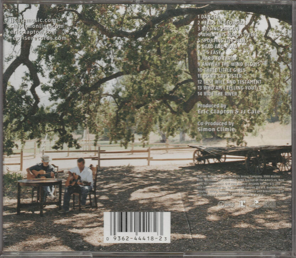JJ Cale & Eric Clapton – The Road to Escondido. 2006. CD.