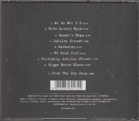 Nick Cave & The Bad Seeds – Push the Sky Away. 2013. CD.