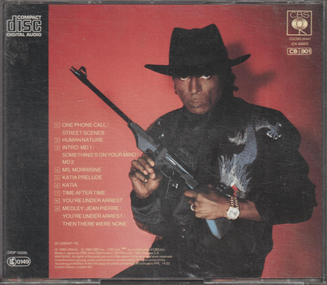 Miles Davis – You're Under Arrest. 1985. CD.