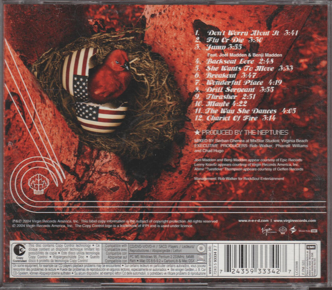 N.E.R.D - Fly or Die. 2004. CD.