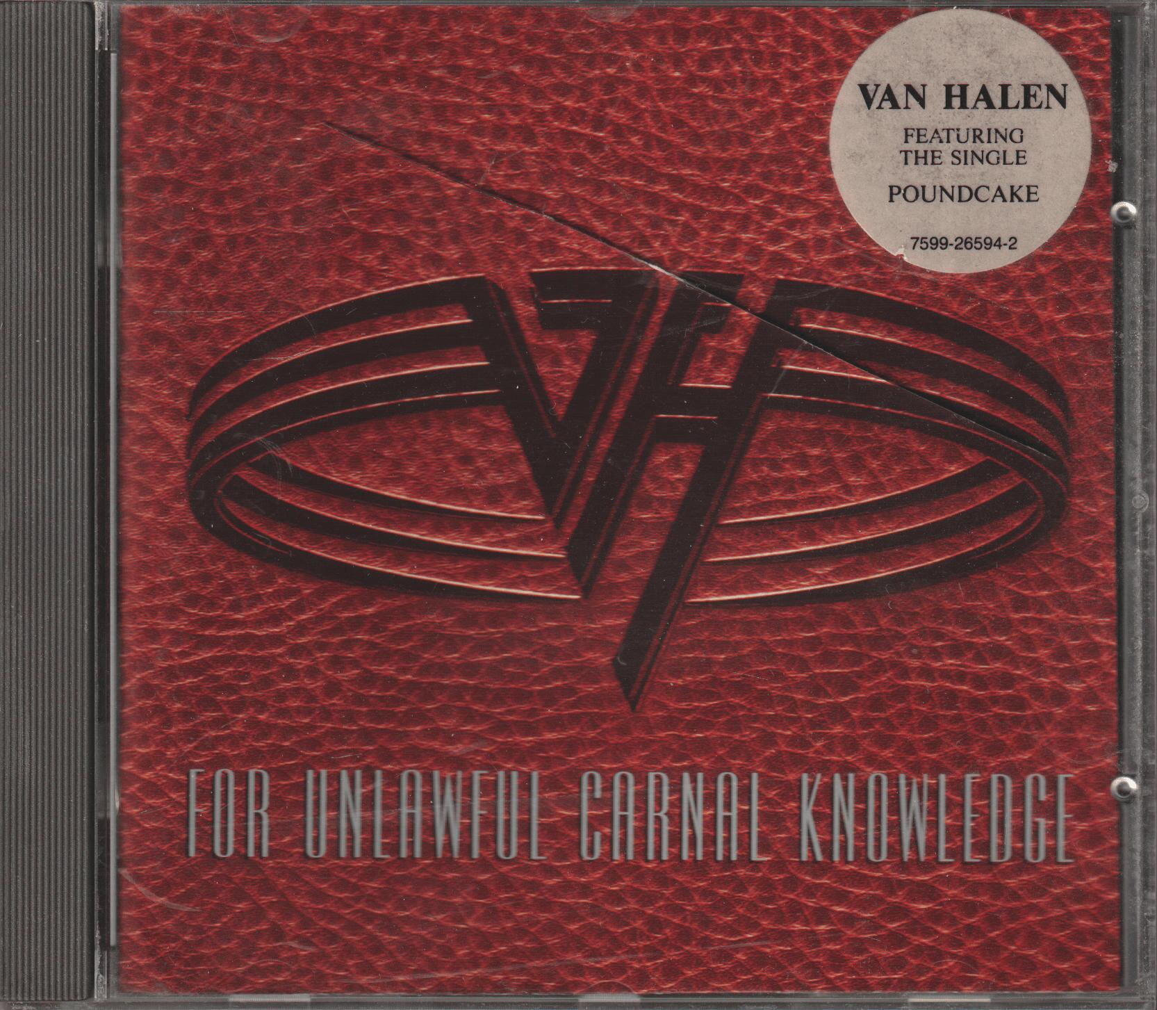 Van Halen - For Unlawful Carnal Knowledge. 1991. CD.