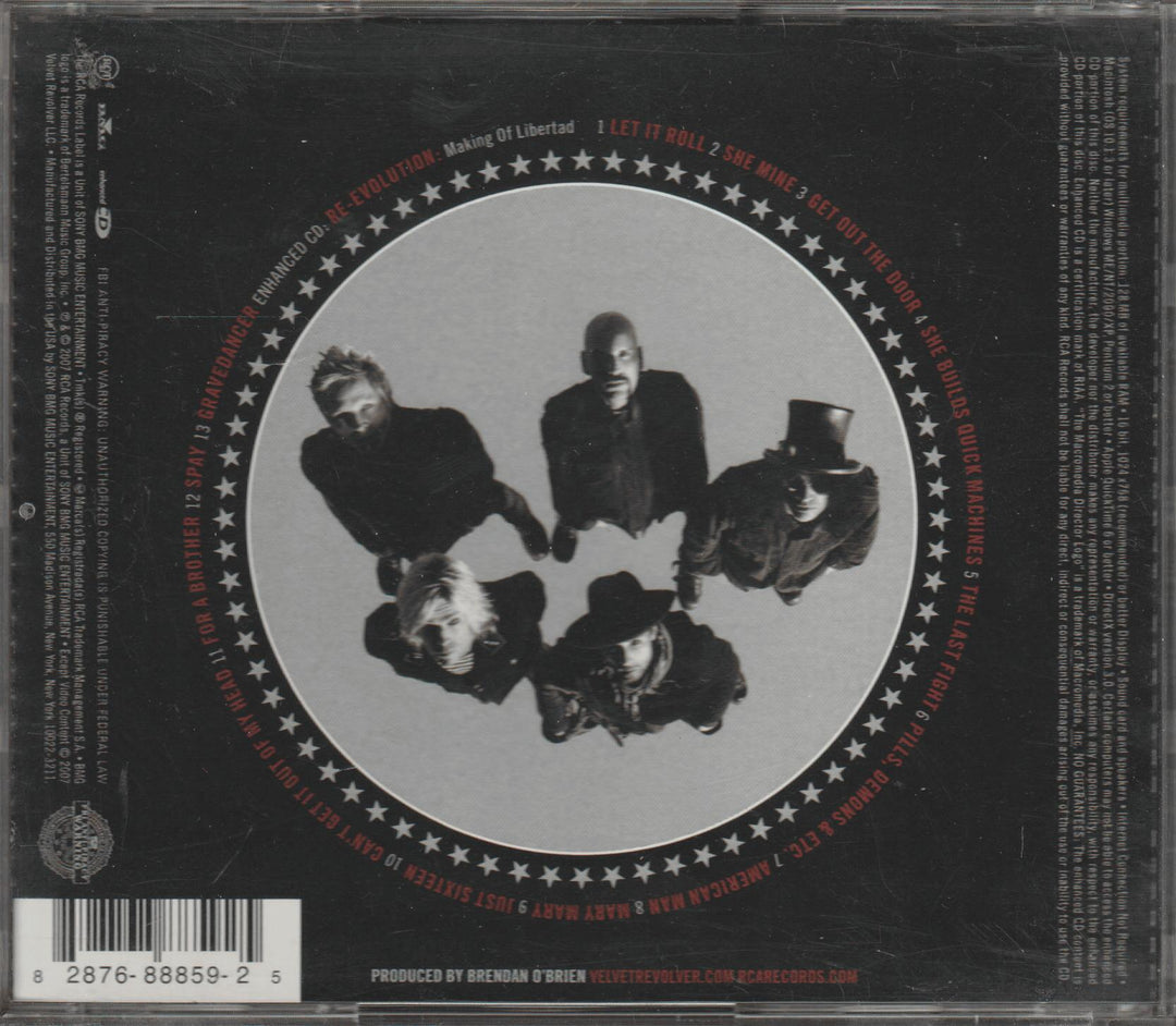 Velvet Revolver - Libertad. 2007. CD.