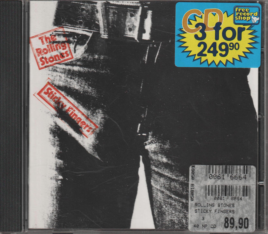 The Rolling Stones - Sticky Fingers (1994). CD.