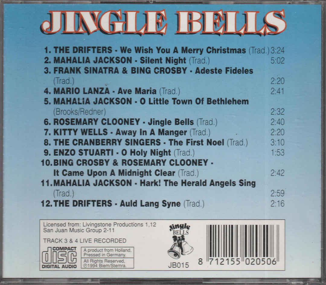 Various Artists - Jingle Bells (1997). CD.