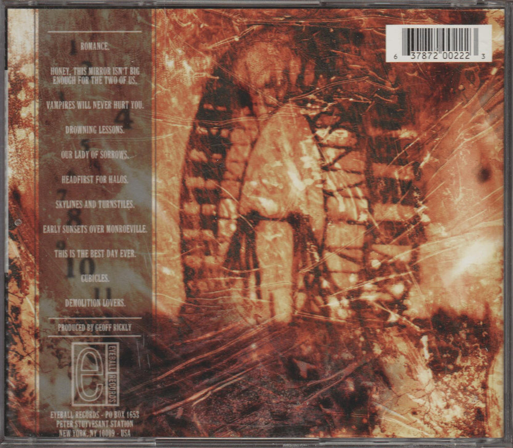 My Chemical Romance - I Brought You My Bullets, You Brought Me Your Love (2002). CD.