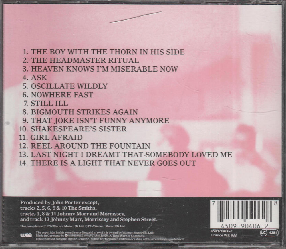 The Smiths - ...Best II (1992). CD.
