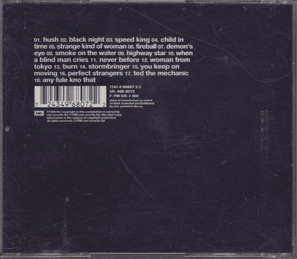 Deep Purple - 30: Very Best Of (1998). CD.