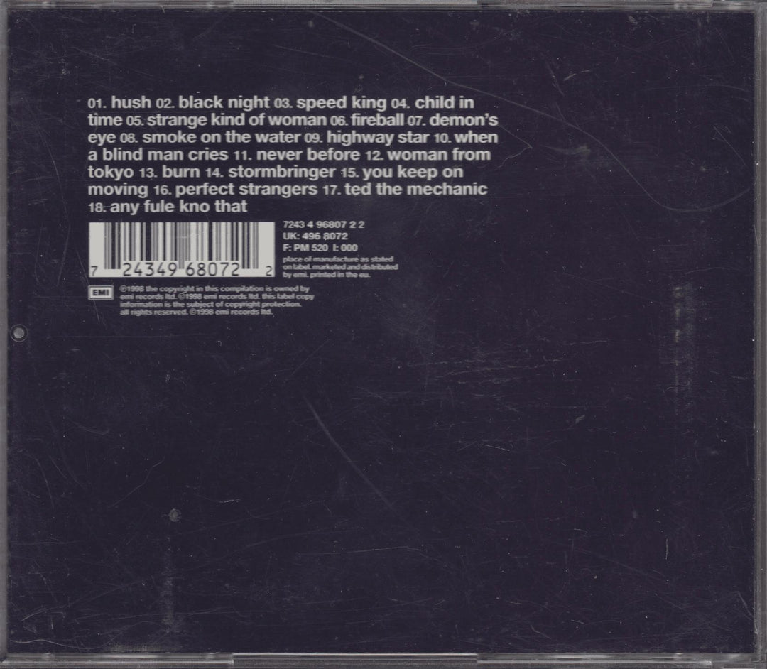 Deep Purple - 30: Very Best Of (1998). CD.
