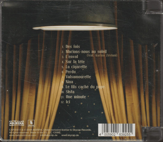 Babylon Circus - La belle étoile (2009). CD.