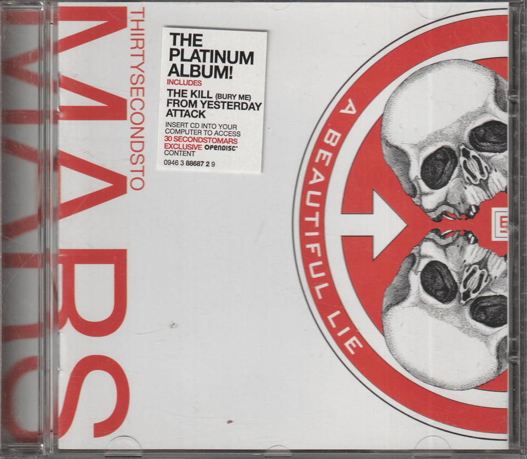 30 Seconds To Mars - A Beautiful Lie (2005). CD.