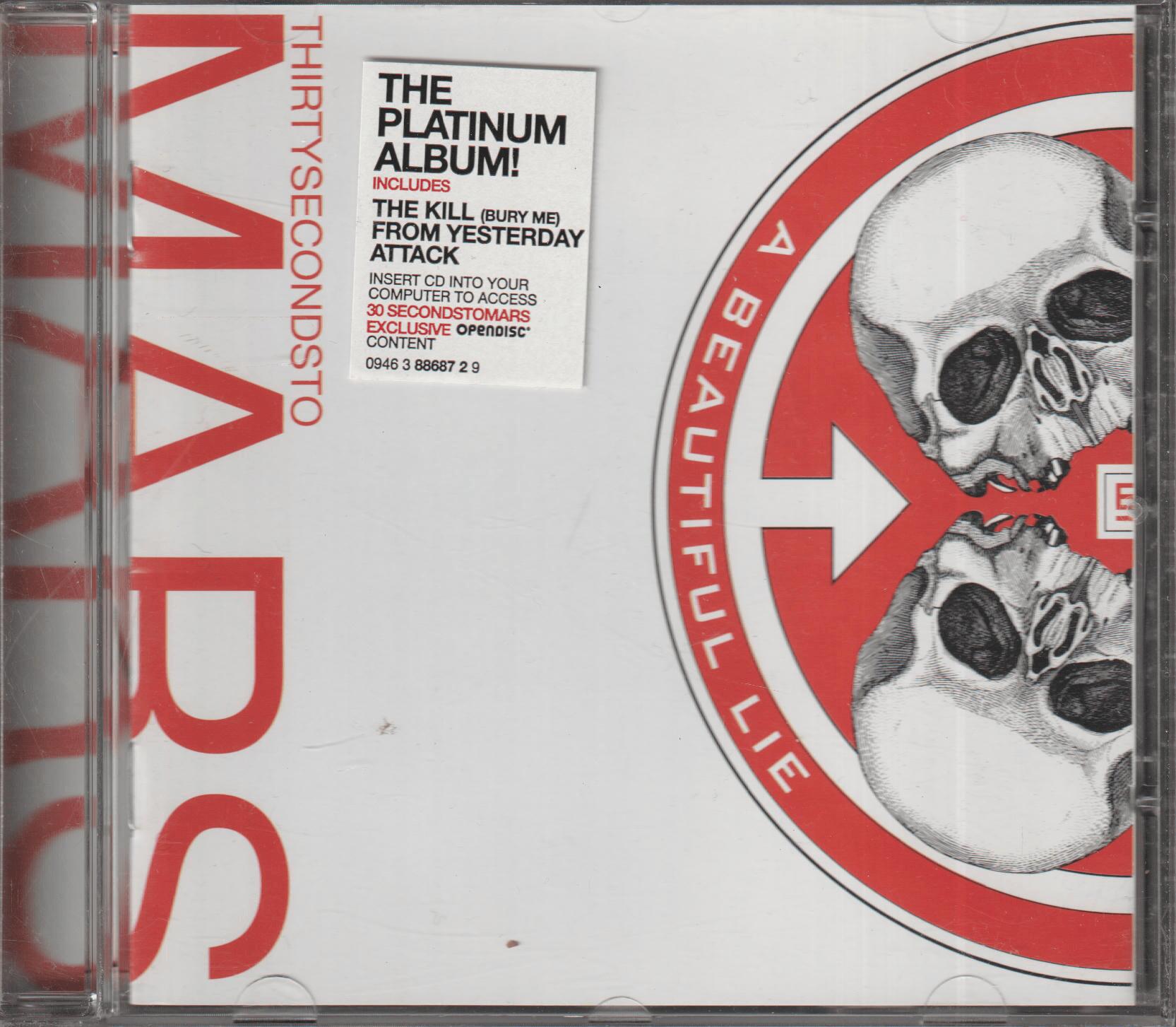 30 Seconds To Mars - A Beautiful Lie (2005). CD.