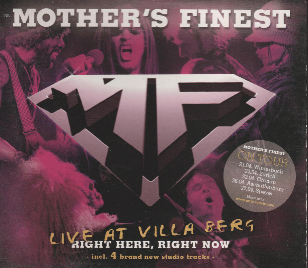 Mother's Finest - Live at Villa Berg: Right Here, Right Now (2005). CD.