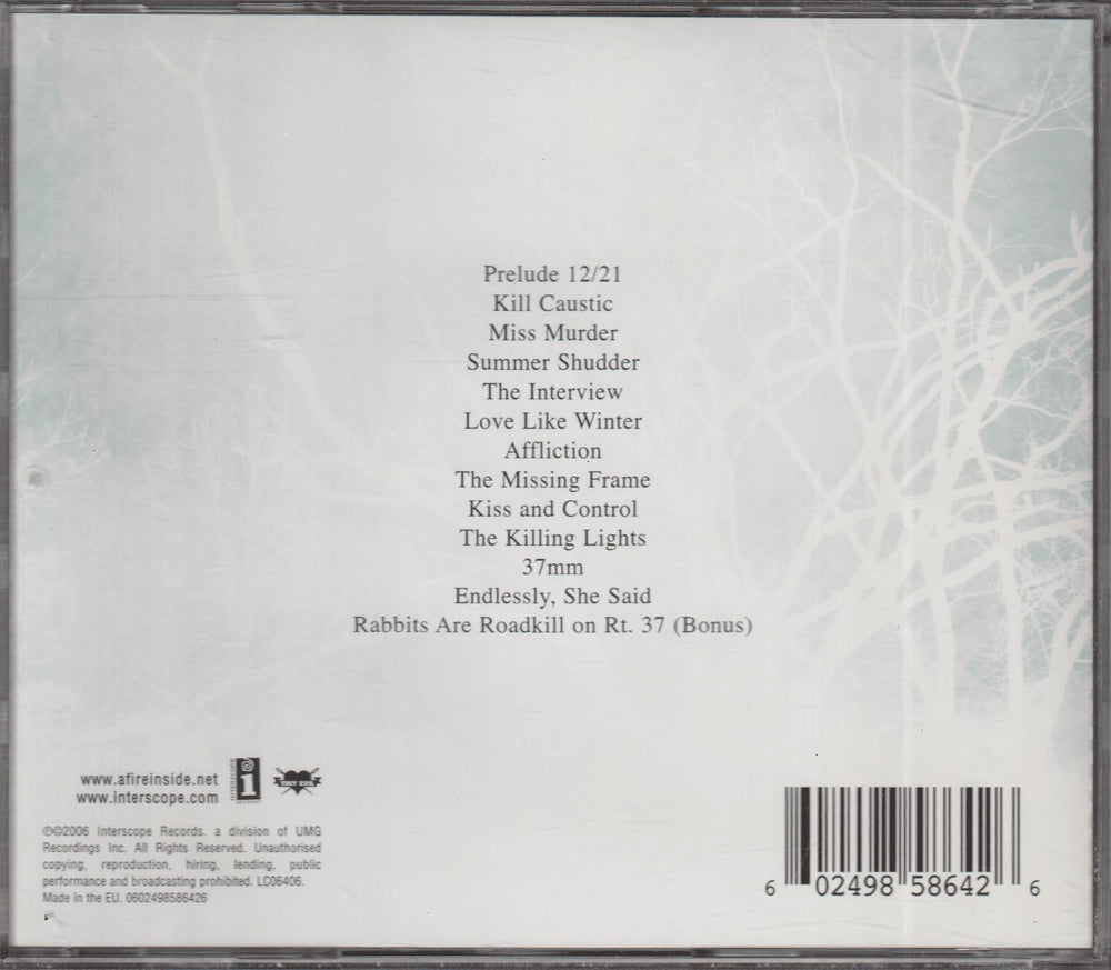 AFI - Decemberunderground (2006). CD.