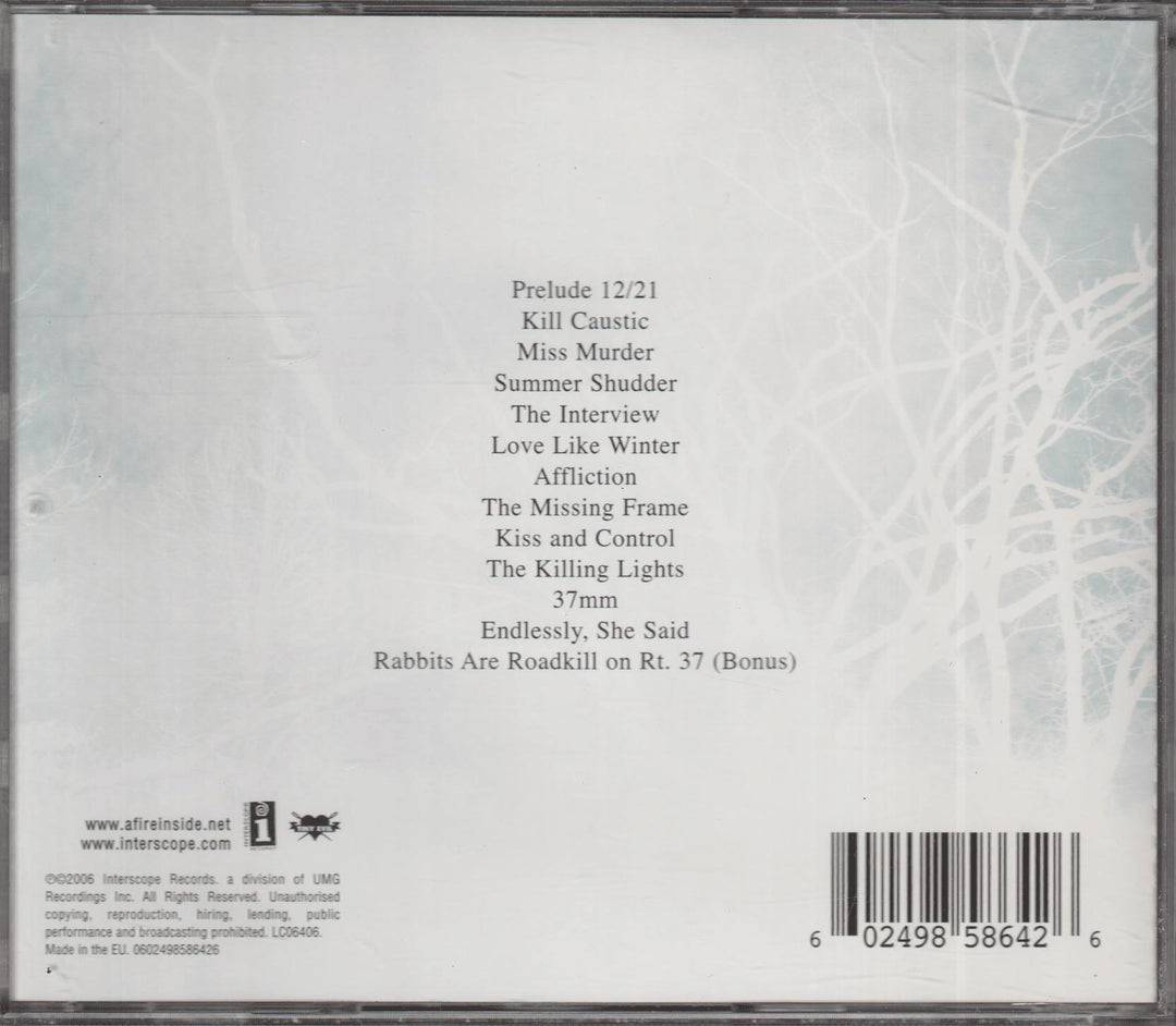 AFI - Decemberunderground (2006). CD.