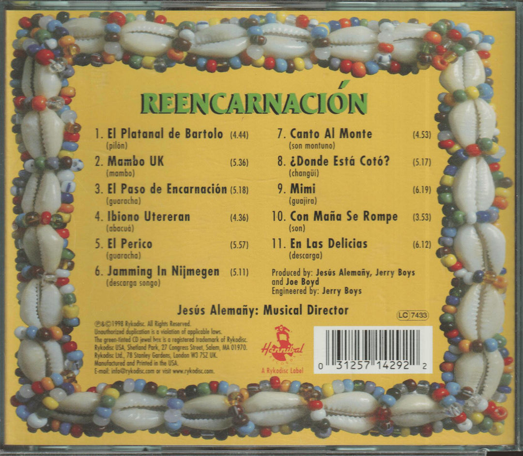 ¡Cubanismo! - Reencarnación (1998). CD.