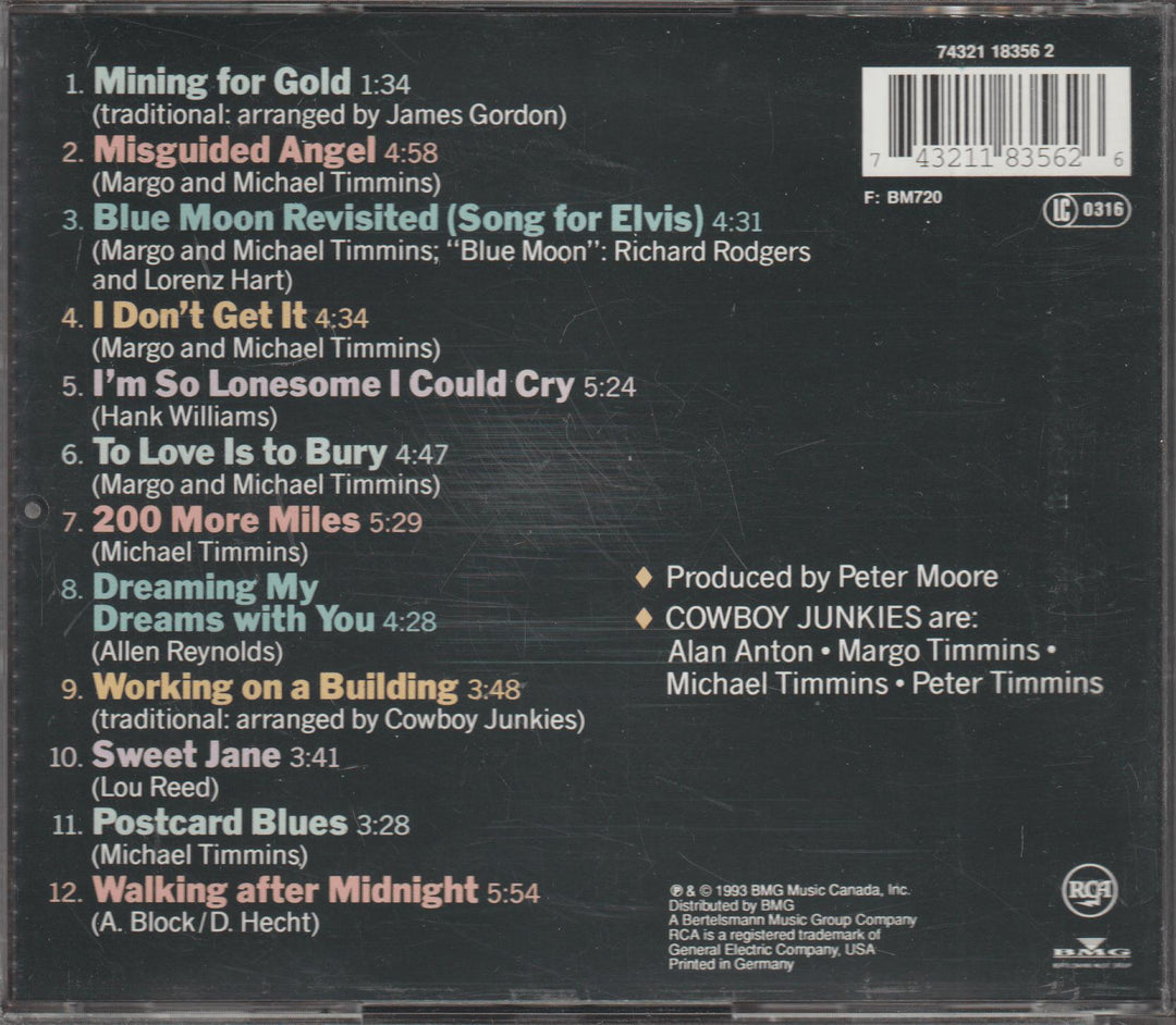 Cowboy Junkies - The Trinity Session (1988). CD.