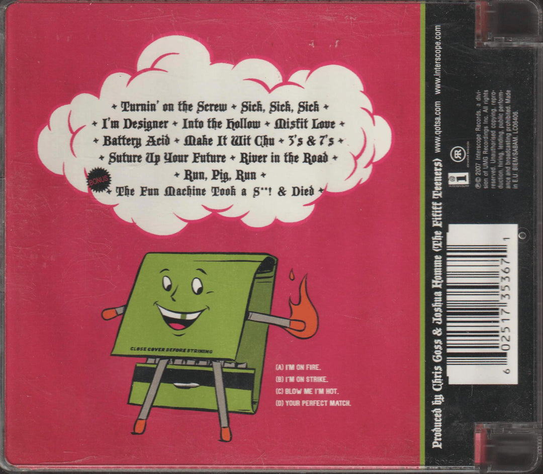 Queens of the Stone Age - Era Vulgaris (2007). CD.