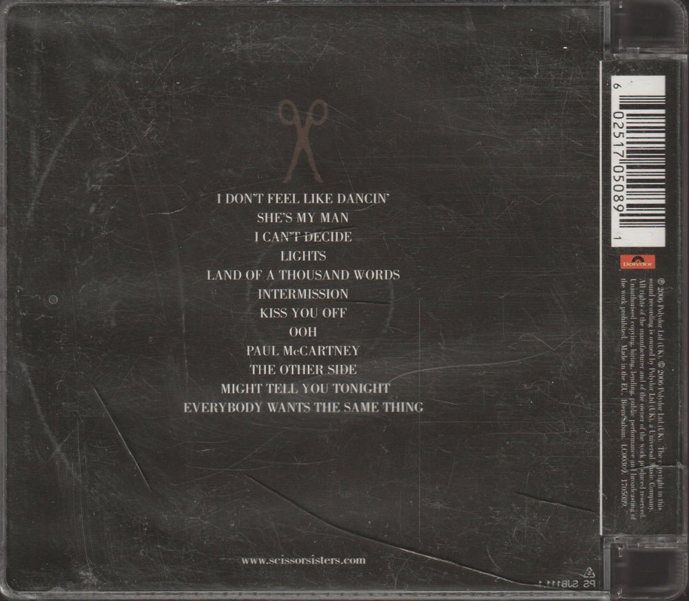 Scissor Sisters - Ta-Dah (2006). CD.