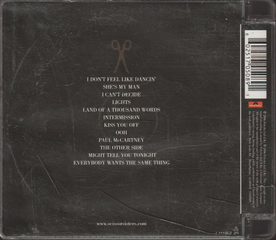 Scissor Sisters - Ta-Dah (2006). CD.