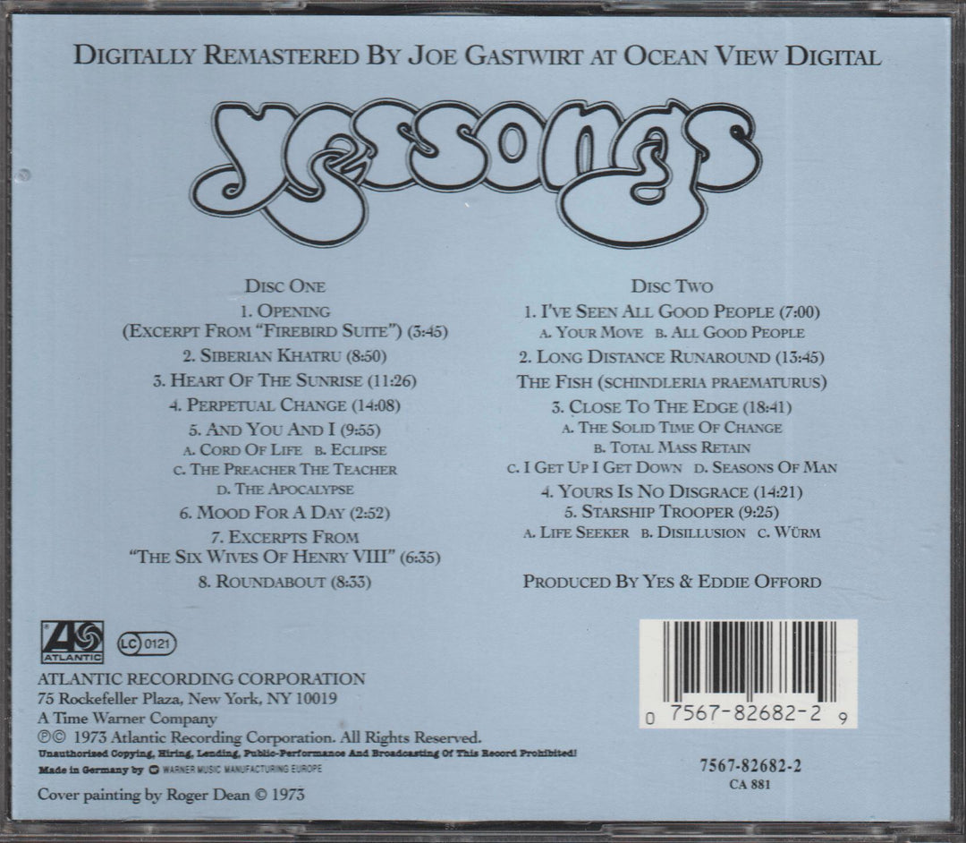 Yes - Yessongs (1973). 2CD.