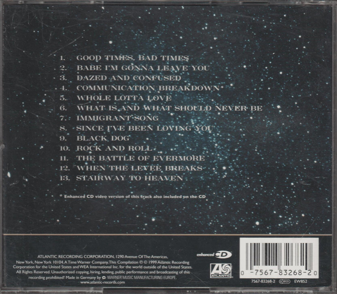 Led Zeppelin - Early Days: The Best of Led Zeppelin Volume One (1999). CD.