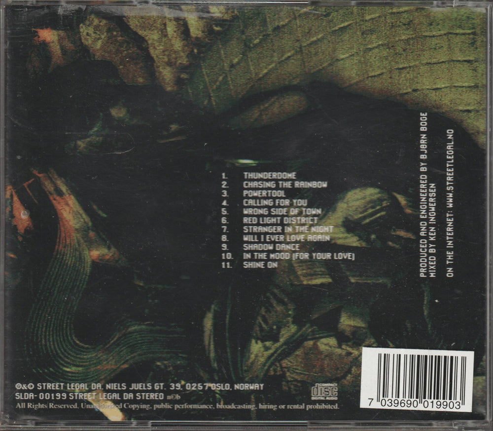 Street Legal - Thunderdome (2000). CD.
