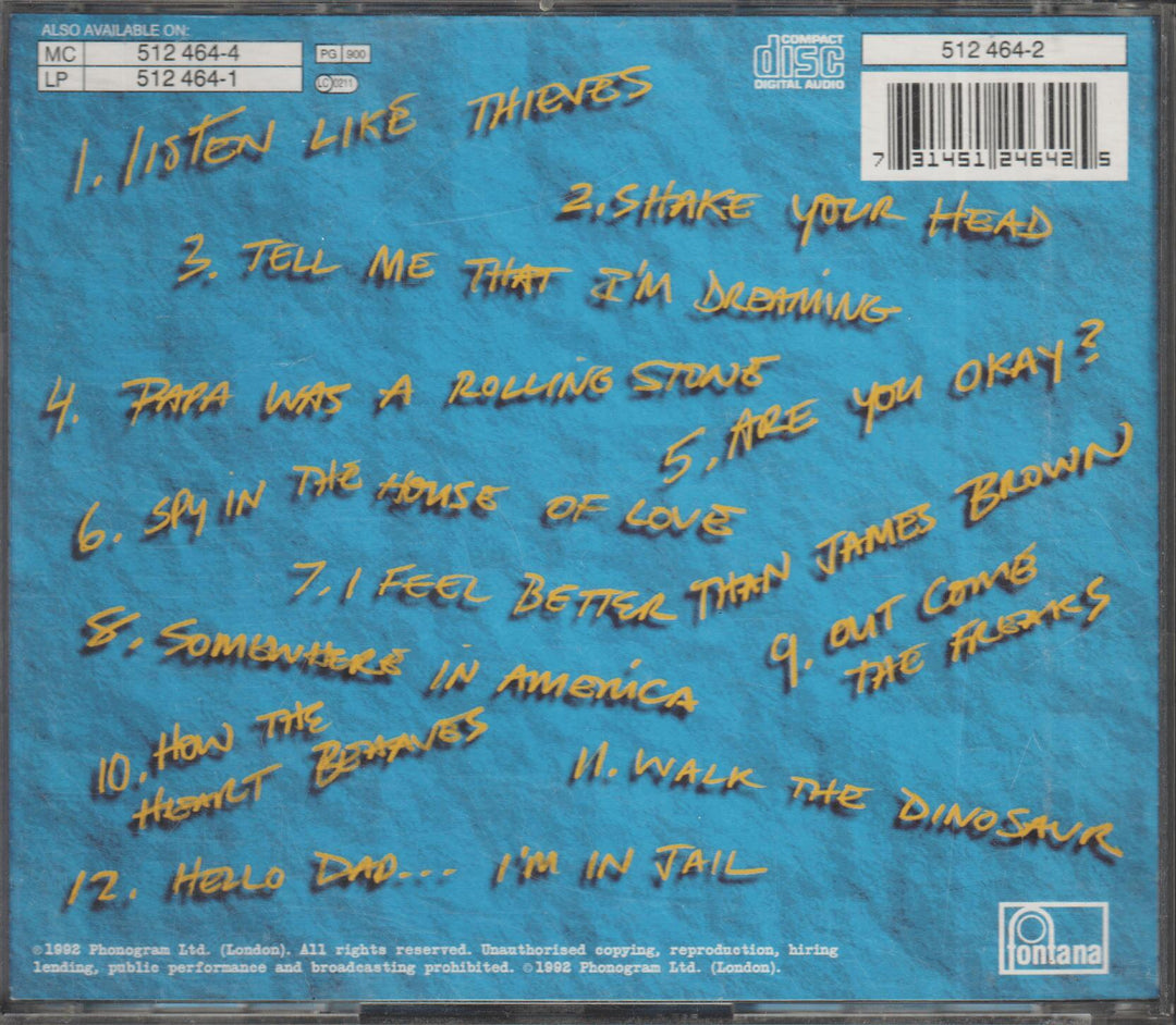 Was (Not Was) - Hello, Dad... I'm In Jail (1992). CD.