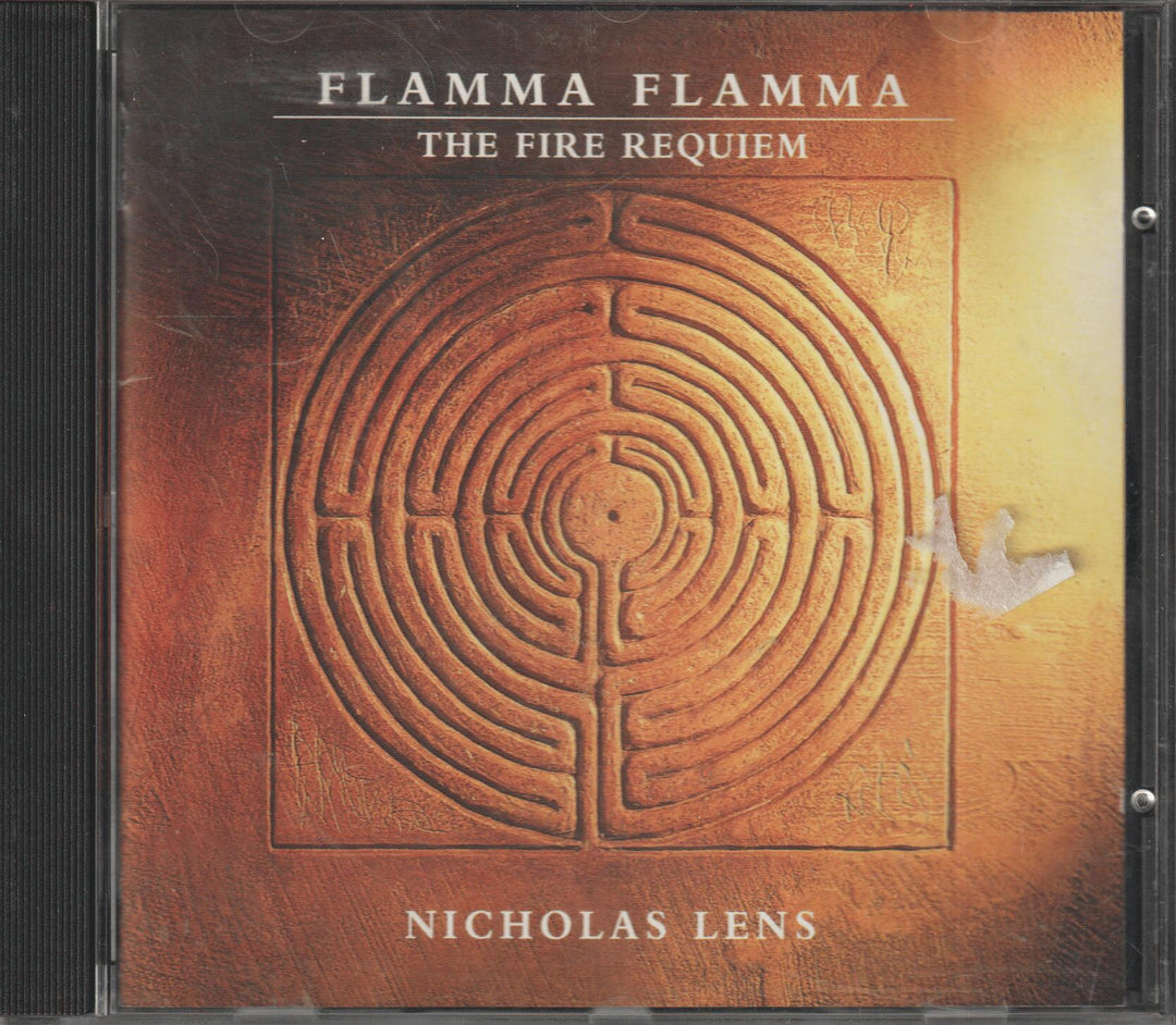 Nicholas Lens - Flamma Flamma (The Fire Requiem) (1994). CD.