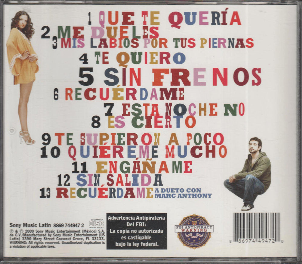 La Quinta Estación - Sin Frenos (2009). CD.