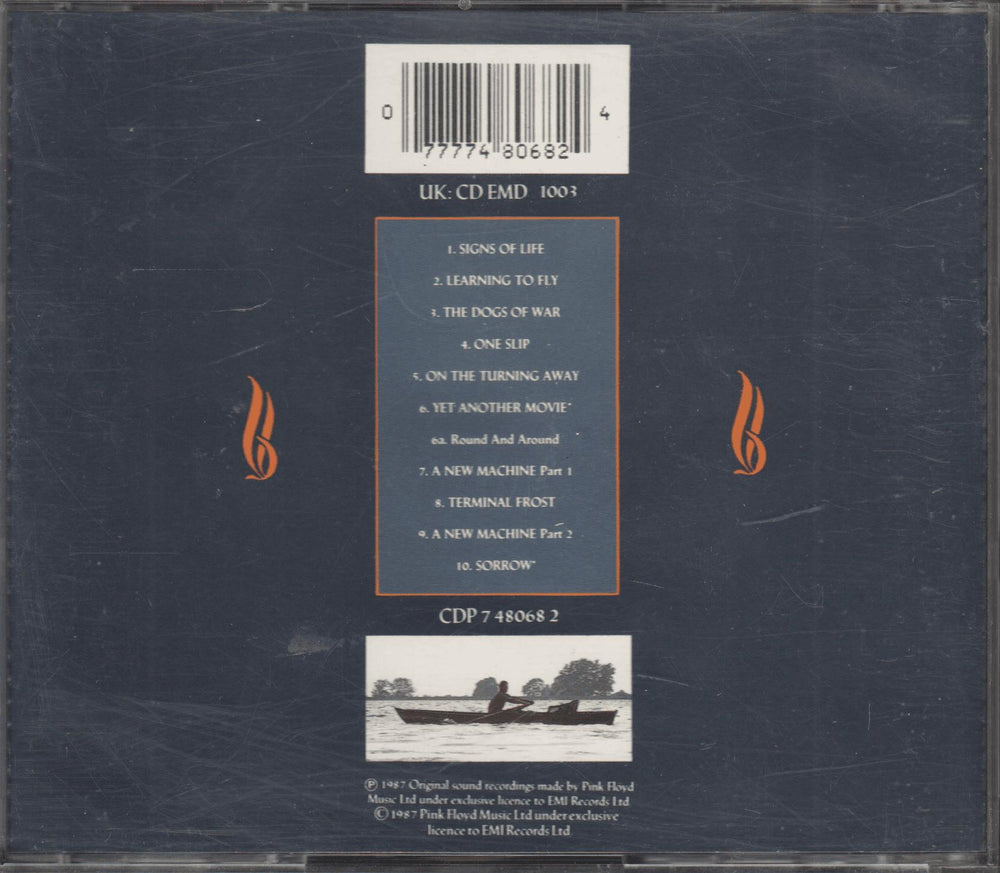 Pink Floyd - A Momentary Lapse Of Reason (1987/1997 Remaster). CD.