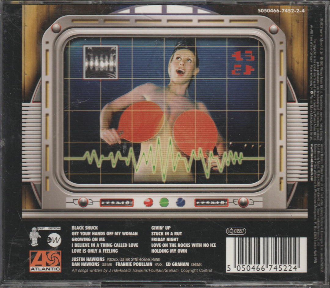 The Darkness - Permission To Land (2003). CD.
